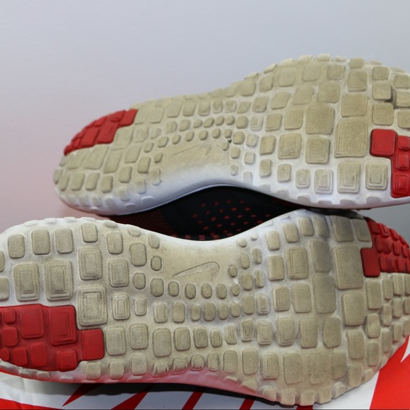 Nike Free Hyperfeel TR Red Black Running Training Shoes Men’s Size 8.5 - Picture 4 of 7